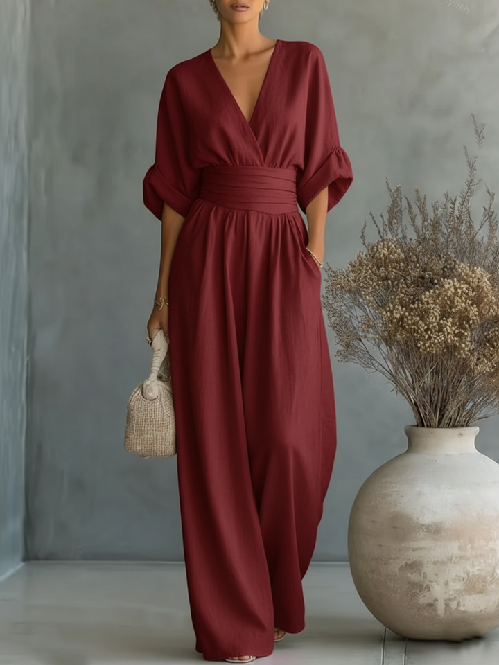 Rose™ V-Neck Jumpsuit