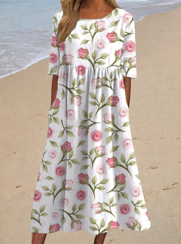 Margaret | Relaxed Printed Maxi Dress