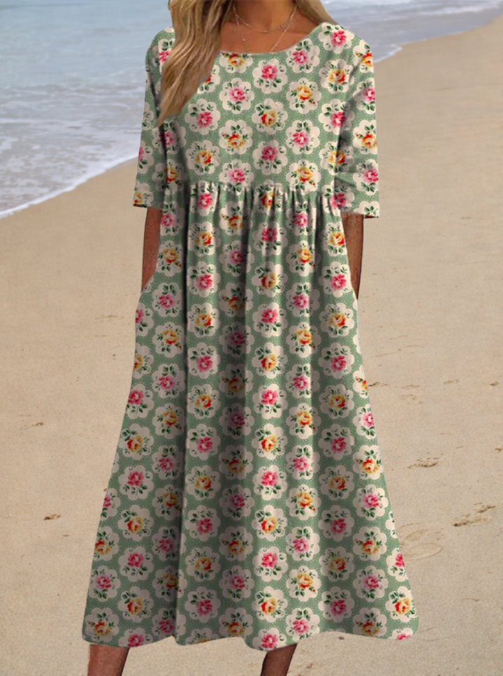 Margaret | Relaxed Printed Maxi Dress