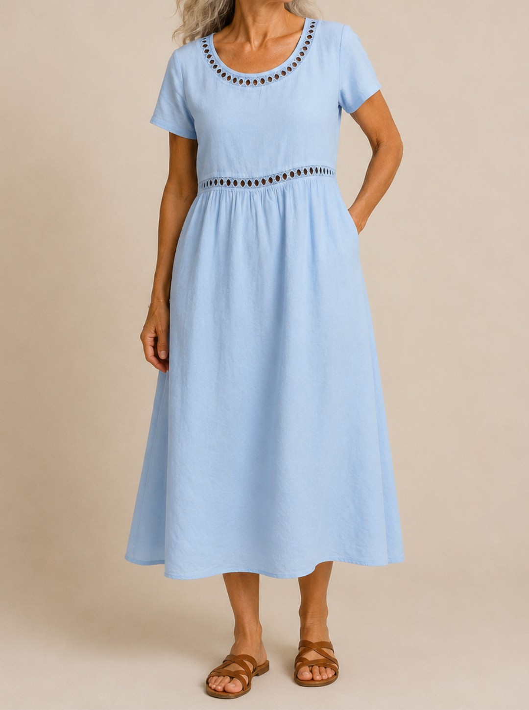 Amelia | Elegant Comfort Midi Dress