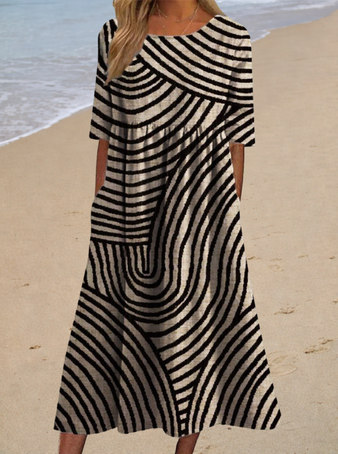 Margaret | Relaxed Printed Maxi Dress