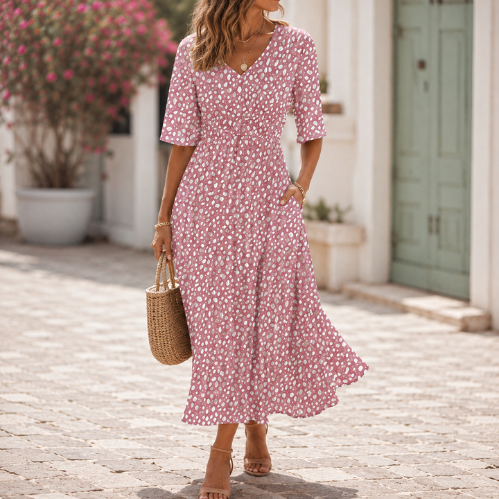 Isabella – Summer Bloom Maxi Dress