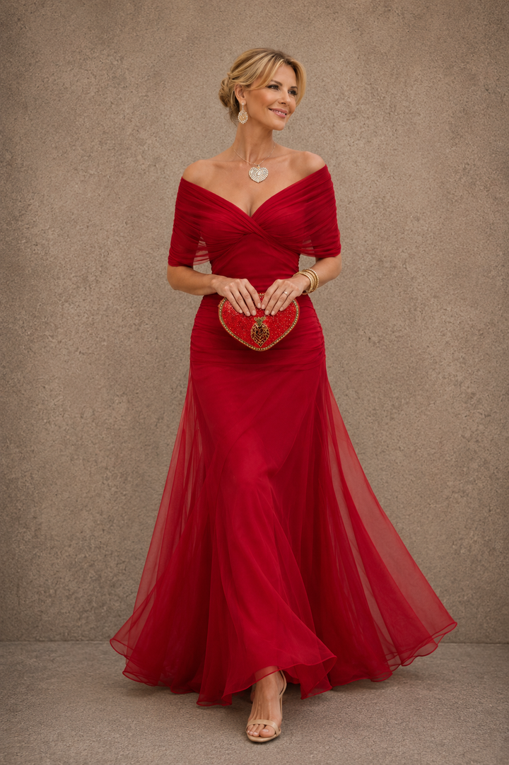 Celeste™ | Elegant Chiffon Evening Dress
