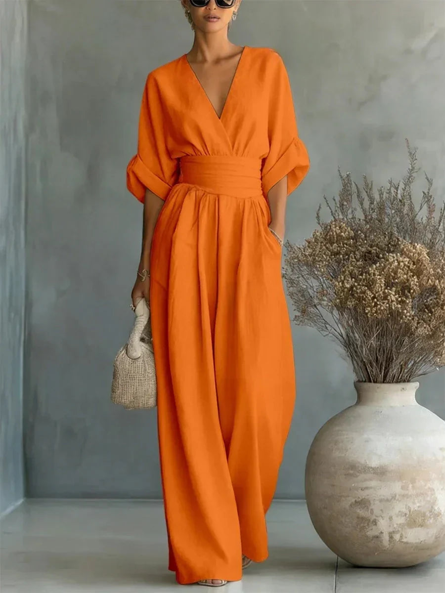Rose™ V-Neck Jumpsuit