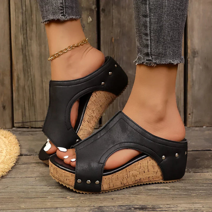 Charlotte – Orthopedic Wedge Sandals
