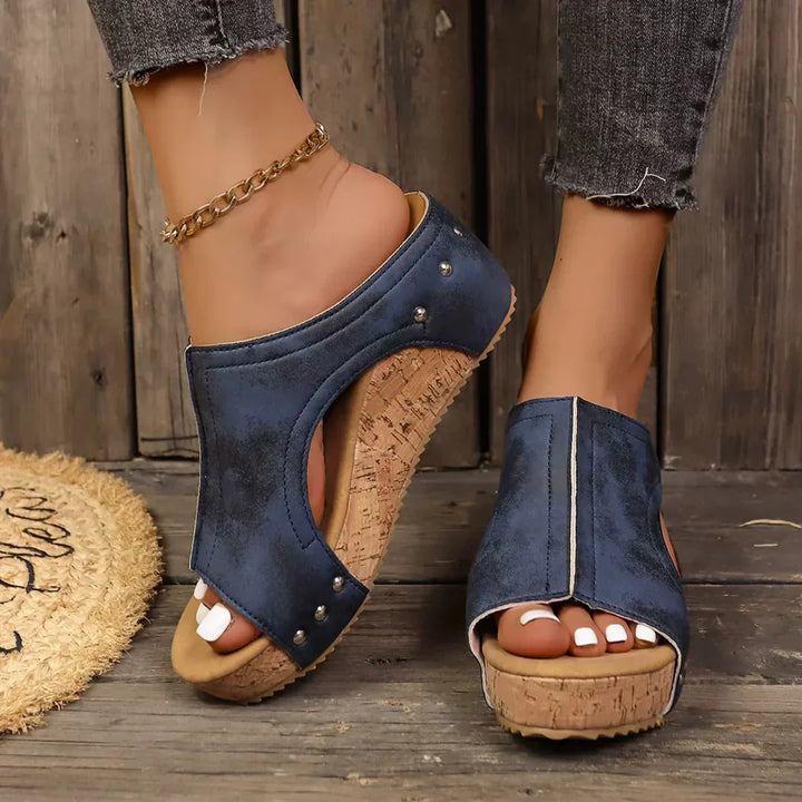 Charlotte – Orthopedic Wedge Sandals