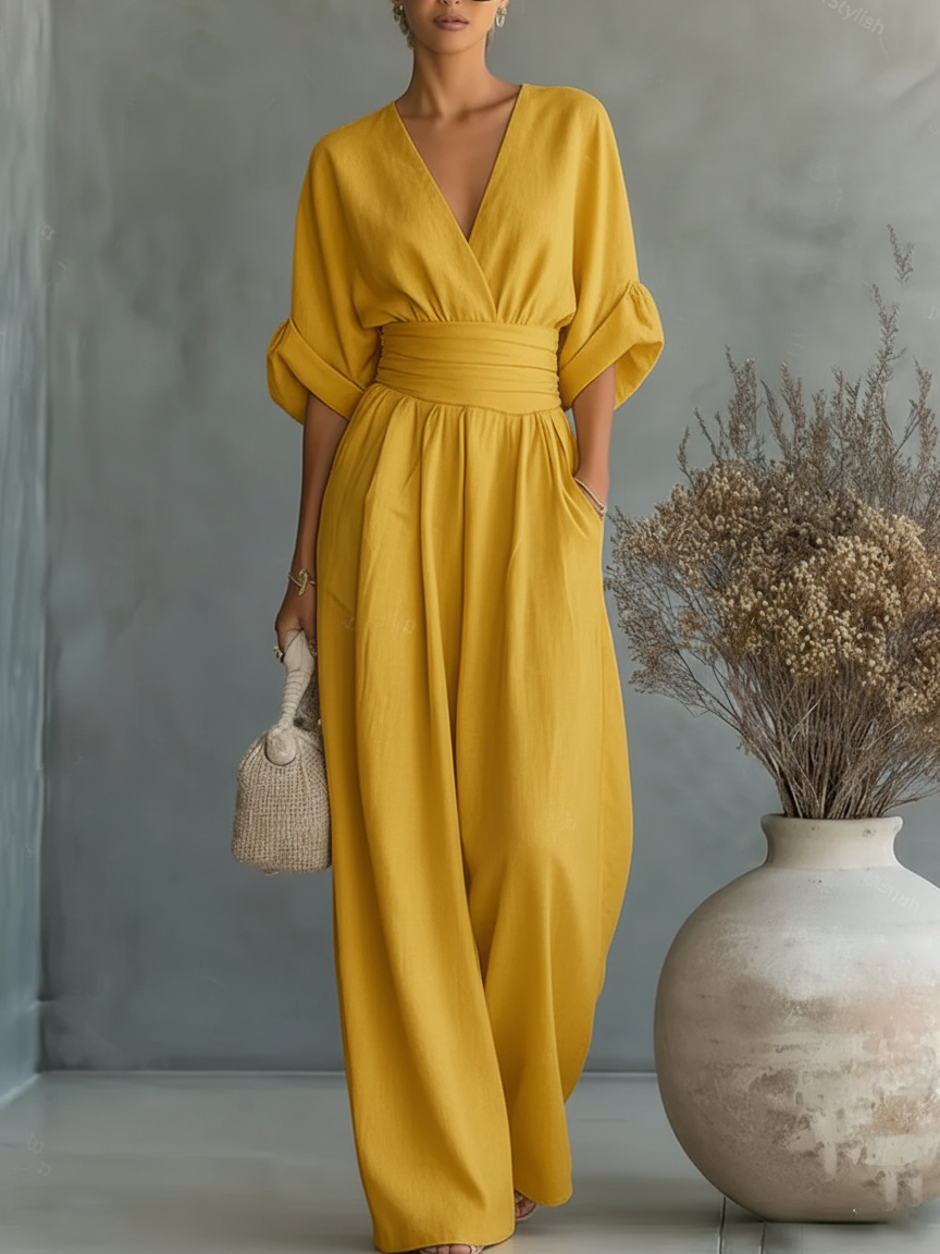 Rose™ V-Neck Jumpsuit